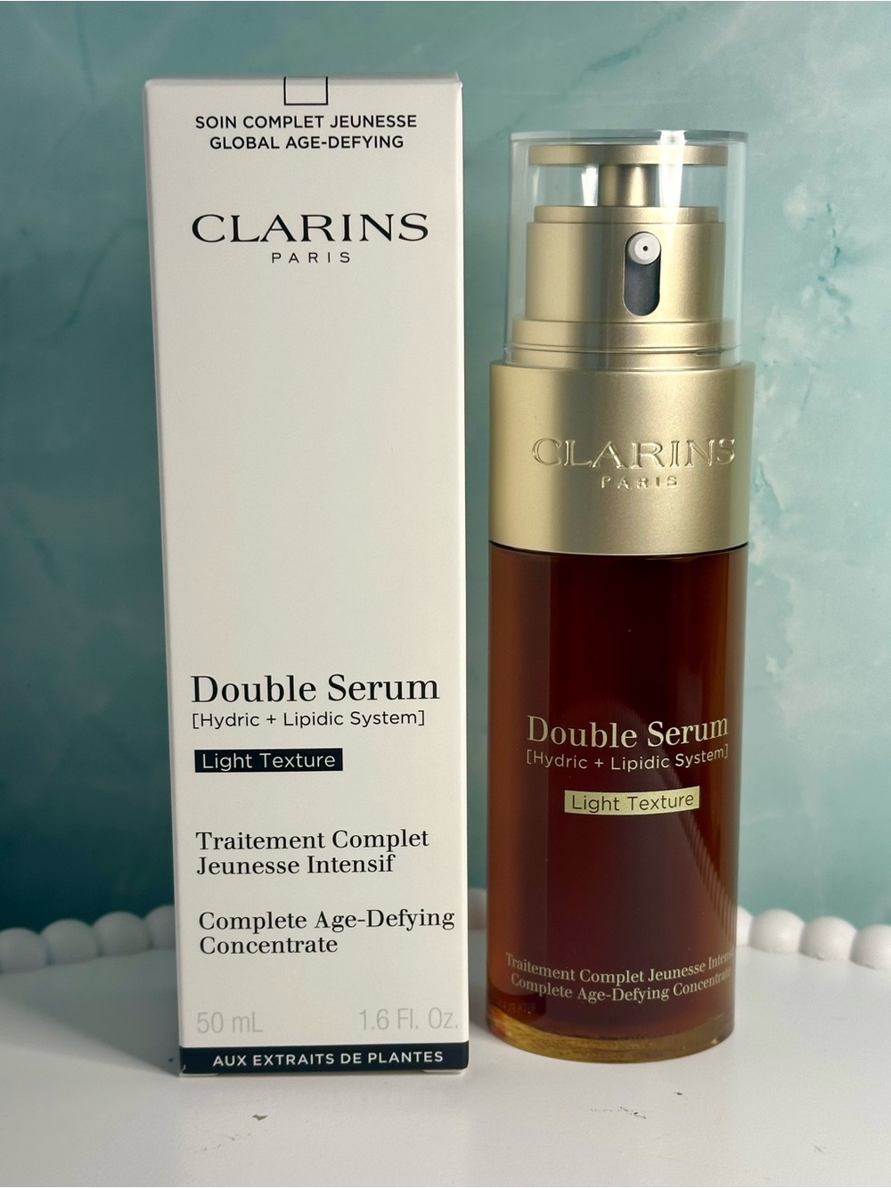 Clarins Double Serum Light Texture 50ml Tester Box NEW MSRP $140